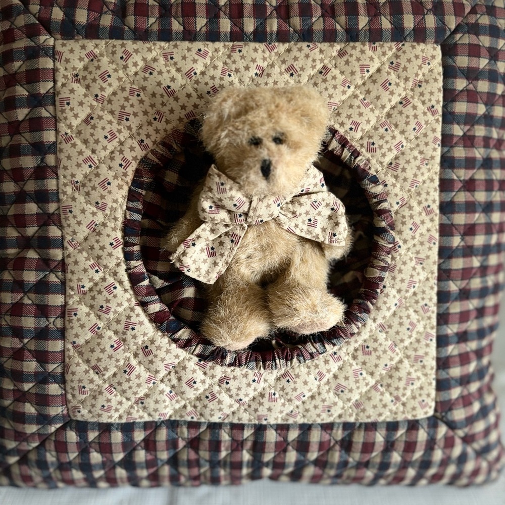 Boyd’s Bear Patriotic Decorative Pillow
